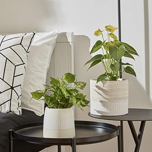 LA JOLIE MUSE Ceramic Plant Pots, Flower Pots for Indoor Plants, Set of 2 - Image 2