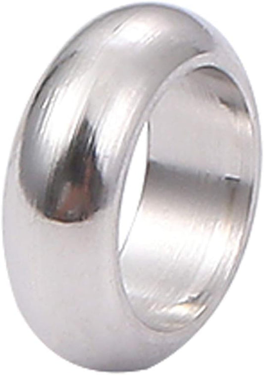 Stainless Steel Spacer Beads 2.5x1mm Rondelle Loose Charm Caps Beads for DIY Jewelry Making 100pcs with 1.5mm Hole