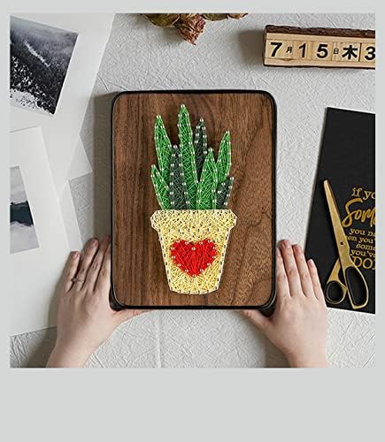 BAZIMA DIY String Art Kit for Beginner, DIY Aloe Craft Kit,Unique Gift,Craft Kit for Holidays - Image 4