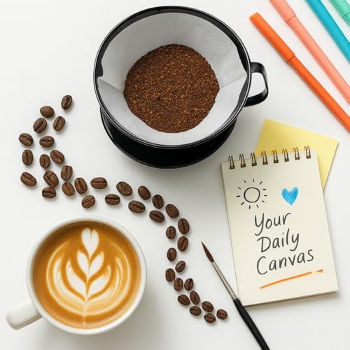 Fino Pour-Over Coffee Brewing Filter Cone, Number 4-Size, Black, Brews 8 to 12-Cups - Image 2