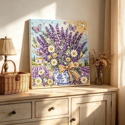 DIY Pearl Art Kit for Adults (Lavender) - Image 3