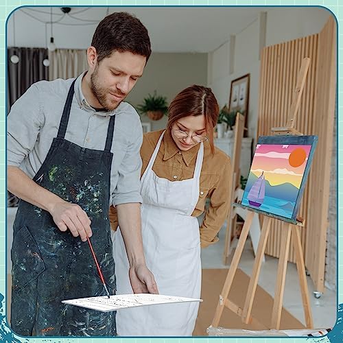Sherr 12 Pcs Pre Drawn Canvas for Adults,Landscape,8 x 10 Inch - Image 4