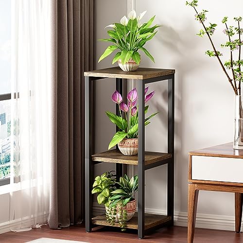 3 Tier Plant Stand Indoor Corner Tall Square Shape Plant Shelf - Image 4
