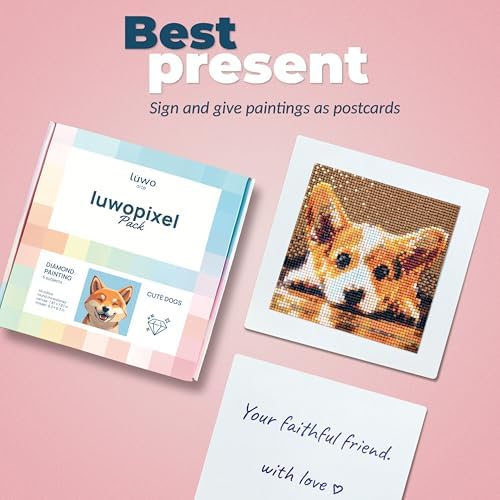 LuwoArte 6 Pack Cute Dogs Diamond Art Kits for Adults Beginners - Image 5
