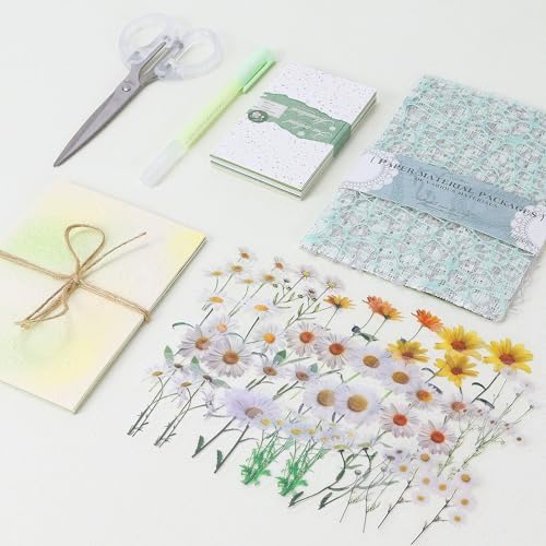 Koqye 131PCS Scrapbook Paper Pack & Junk Journal Kit (Botanical Sage) - Image 6