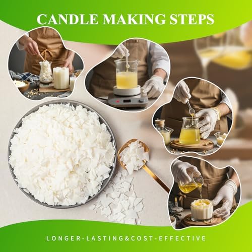 Aaicandle Soy Wax Flakes for Candle Making 0.5 lb, 100% Soy Wax - Image 6