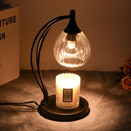 GOODBUY Candle Warmer Lamp with Timer Dimmer - Candle Lamp for Jar Candles - Birthday Gifts for Women Mom Home Decor House Warming Gifts, Lamp with 2 Bulbs - Image 2