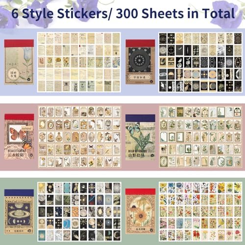 600 Pieces Washi Sticker Set, 12 Set Scrapbooking Diary Planner Album Diary Notebook, Scrapbooking Sticker Journaling Supplies for DIY Arts and Crafts Card Making Laptop Decoration - Image 4