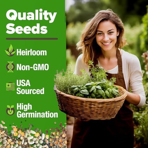HOME GROWN 6 Herb Variety Pack 2650+ Seeds Extra Large Culinary Kit - Image 2