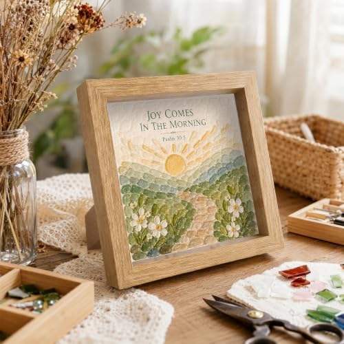 DIY Acrylic Gem Mosaic Craft Kit 8 Patterns Nature Theme Decor - Image 5