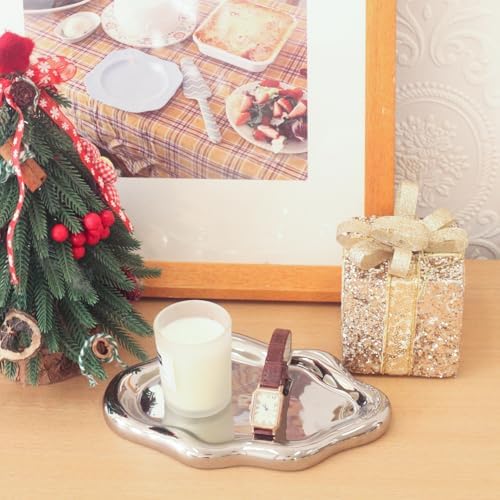 CCINPPY Ceramic Cloud Jewelry Tray Trinket Dish Key Bowl Nightstand Decor - Image 6