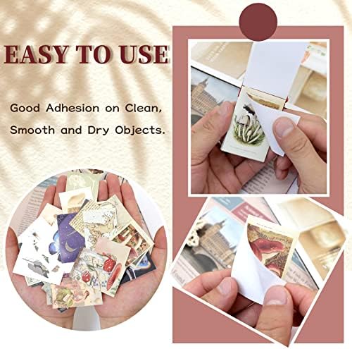 600 Pieces Washi Sticker Set, 12 Set Scrapbooking Diary Planner Album Diary Notebook, Scrapbooking Sticker Journaling Supplies for DIY Arts and Crafts Card Making Laptop Decoration - Image 5