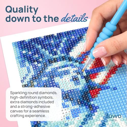 LuwoArte 9 Pack American Diamond Art Kits for Adults Beginners - Image 5