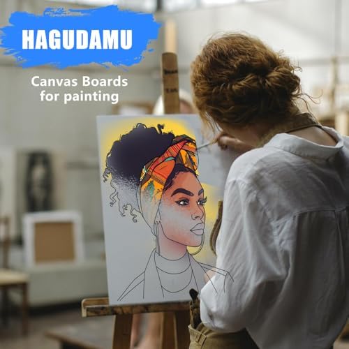 10 Pack Pre Drawn Canvas Boards for Painting for Adults, for Paint Party Favors,Beginner Favor, Paint by kit for Adults(Couple) Sip and Paint kit Date Night - Image 5