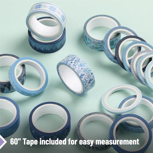 Mr. Pen- Washi Tape Set, 21 Rolls, Assorted Sizes, 5 Yards/Roll - Image 5