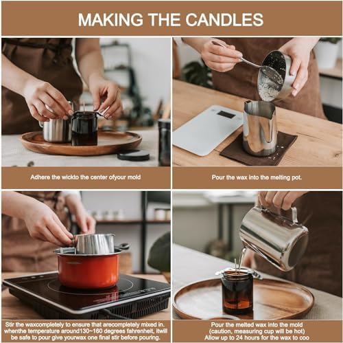 Natural Soy Wax for Candle Making 20 lb Bag, Soy Wax Flakes,DIY Candle - Image 5
