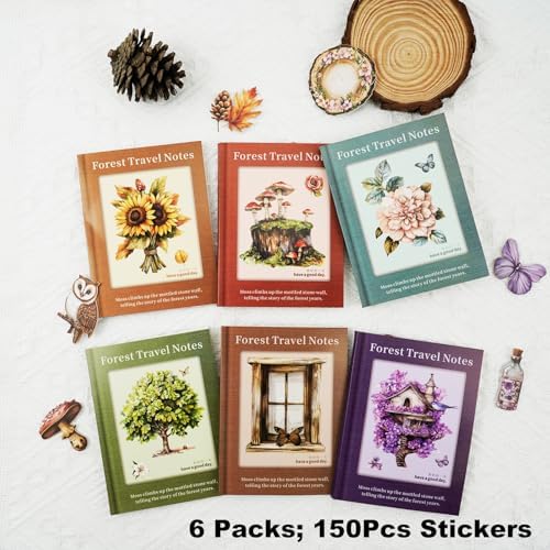 150 Pcs Vintage Cottagecore Stickers for Scrapbooking - Image 2