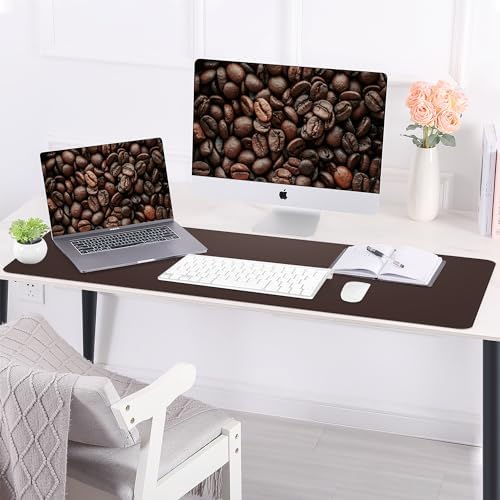 AFIING Cork Desk Mat 31.5" x 17", Coffee,Desk pad Protector - Image 5
