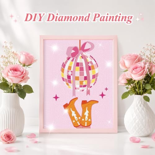 Yiaoyinnz 6 Pcs Pink Diamond Art Kits for Adults 10x12inch - Image 6