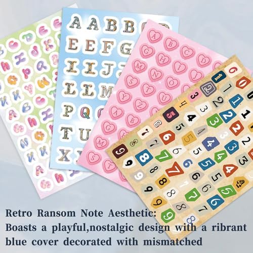 Letter Stickers Book, 40 Sheets for Scrapbooking and Journaling - Image 2