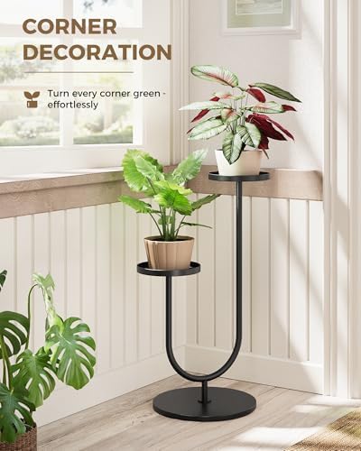 Bamworld Outdoor Plant Stand Metal Plant Stand Indoor - Image 6