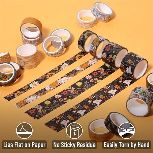 Mr. Pen- Washi Tape Set, 20 Rolls, Assorted Sizes, 4.37 Yards/Roll - Image 5
