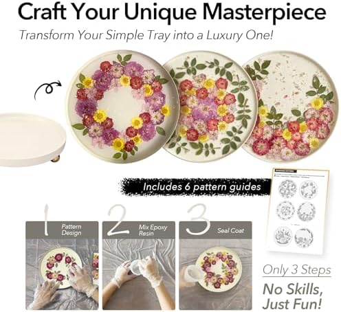 Auraeve All-in-One Craft Resin Tray Kit for Adults, Gift for Women - Image 3