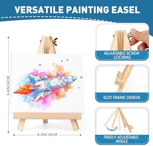 ESRICH 52PCS Acrylic Painting Kits for Adults and Couples - Image 2