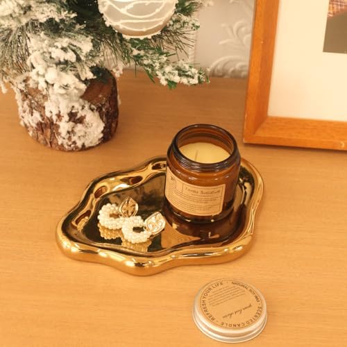 CCINPPY Ceramic Cloud Jewelry Tray Trinket Dish Key Bowl Nightstand Decor - Image 6