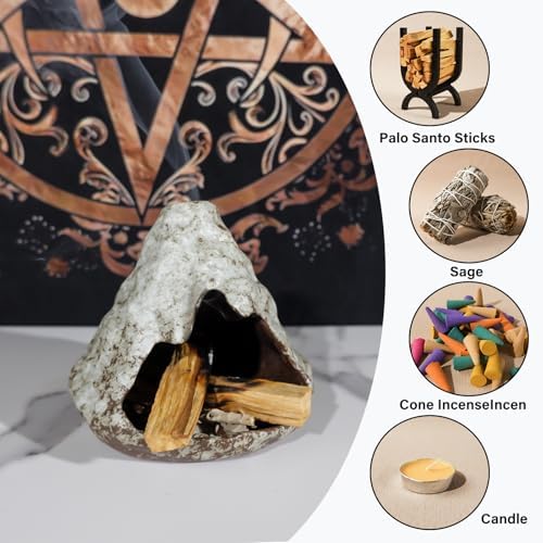 Zongzi Modeling Incense Holder with Ash Catcher, Palo Santo & Sage Burner - Image 6