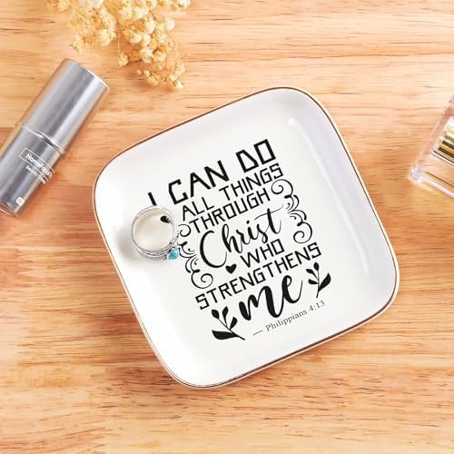 Christian Gifts for Women Bible Verse Jewelry Dish, Religious Gift for Her - Image 5