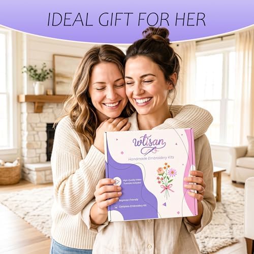 wtisan Embroidery Kit for Beginners, 4 Stages to Learn Cross Stitch Kits - Image 5