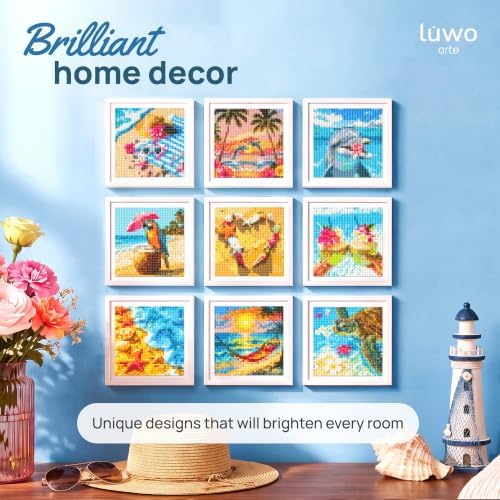 LuwoArte 9 Pack Summer Beach Diamond Art Kits for Adults Beginners - Image 4
