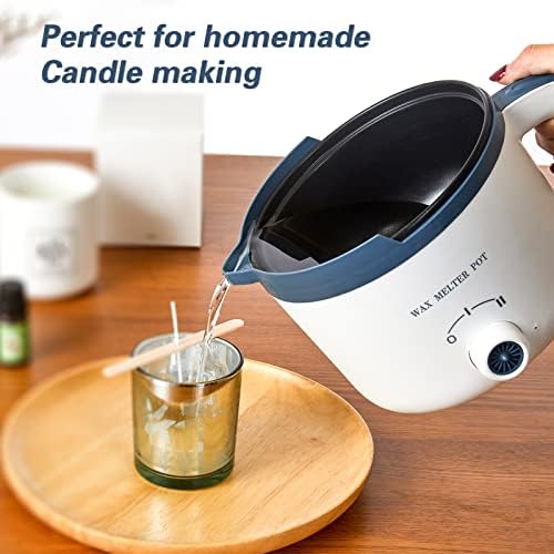 Ksedcon Electric Wax Melter Pot for Candle Making with Pouring Spout 1.5Qt - Image 6
