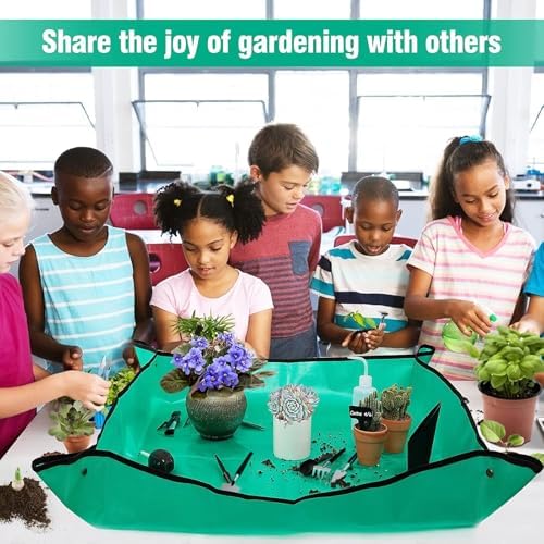 ANPHSIN 20pcs Small Gardening Tools Gifts for Women Beginners, Green - Image 4