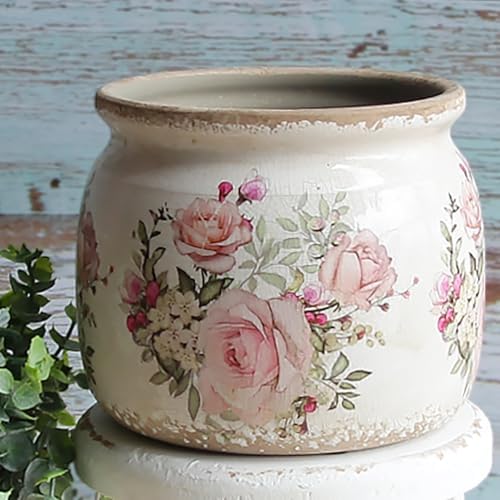 Xiaan Jiaju Vintage Victorian Ceramic Planter & Vase for Indoor Plants - Image 5