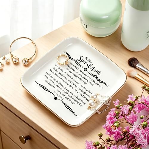 Aunt Gifts from Niece Nephew - Ring Dish Gifts for Aunt Birthday Christmas - Image 3
