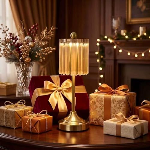 Small Vintage Cordless Table Lamp (Amber-01, 1 Pack) - Image 5