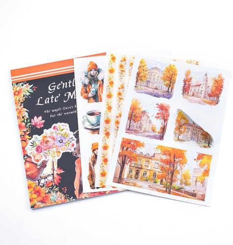 Alideco 20pcs Vintage Scrapbook Stickers Europe and The United States Figure Flowers Sticker Book for Adults Sticker journaling Stickers for Scrapbooking (wenroudewanfeng) - Image 2