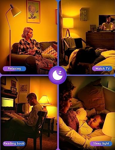 JandCase Sleep Light Bulb, Amber Light Bulbs,Sleep Therapy,Blue Light Block - Image 7