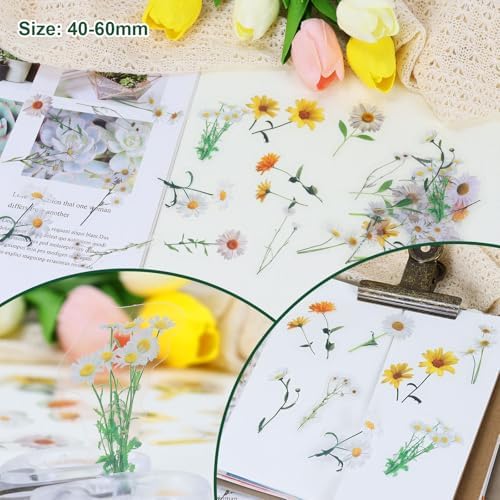 Koqye 131PCS Scrapbook Paper Pack & Junk Journal Kit (Botanical Sage) - Image 3