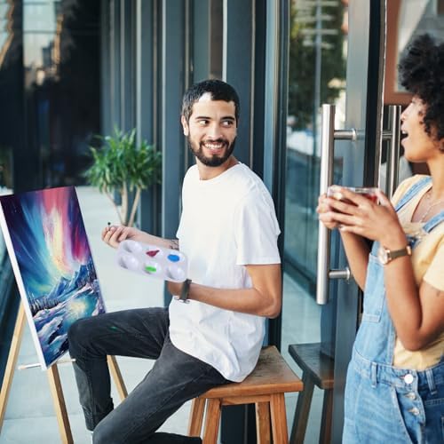 Zhanmai 20 Set Pre Drawn Canvas Painting Kit, Astronomical Landscape - Image 6
