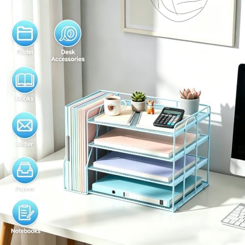 gianotter 4-Tier Paper Organizer With Magazine Holder - Image 2