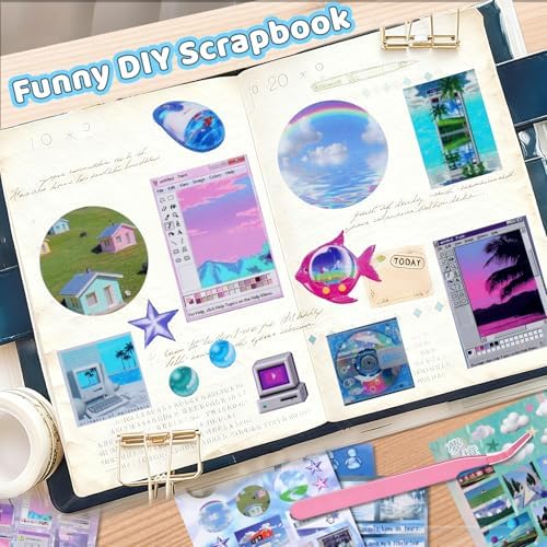 800Pcs Japanese Sticker Book for Journaling Adult, Cute Scrapbook Stickers - Image 5