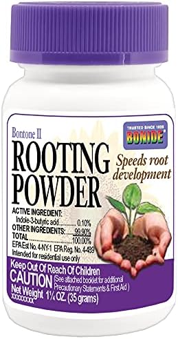 Bonide Bontone II Rooting Powder, 1.25 oz Ready-to-Use Dust for Houseplants and Transplants Speeds Root Development by Bonide