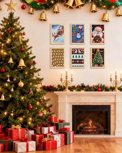 forever young Christmas Small Diamond Art Kits, 5x7 Inch Canvas - Image 6