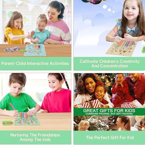 ICYANART 4 Pack Diamond Art Painting Kits for Kids Ages 6-8-12 6x6Inch - Image 6