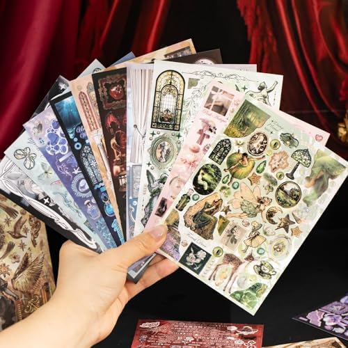 800pcs+ Retro Sticker Book, Cute Stickers, Phone Laptop Stickers, Prelude - Image 2