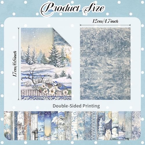160Pcs Vintage Scrapbook Paper, Double-Sided Junk Journal Paper, 4 Styles - Image 5