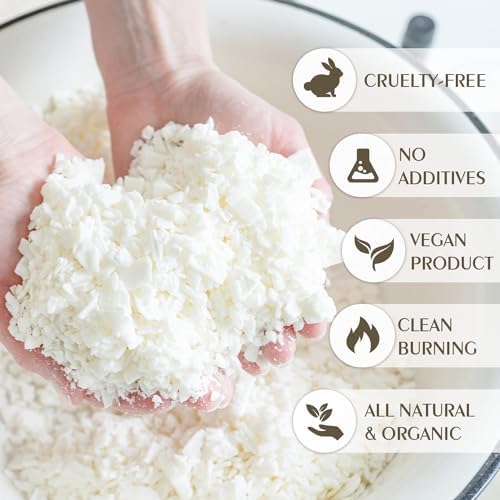 Soy Wax Flakes, Waxcanpy Natural Candle Wax, Organic Soy Wax for Candle Making from Farm, No Additives, Harmless and Pure (10lb) - Image 3
